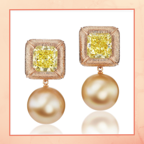 Square Drop Earrings