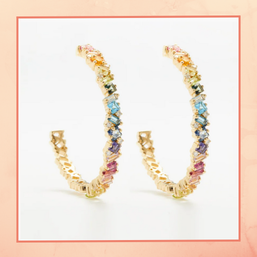 Colorful Hoop Earrings