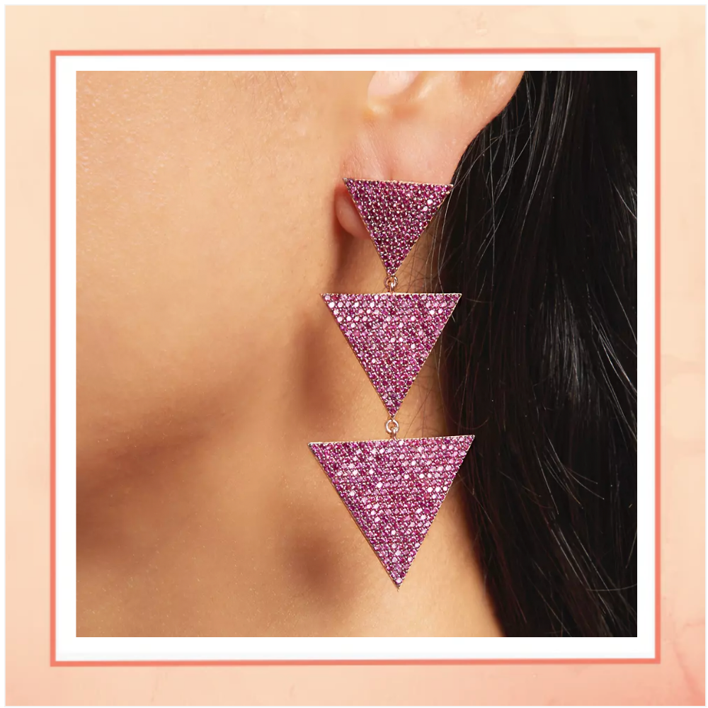 Triangle Drop Earrings