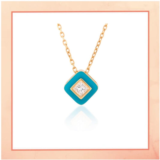 Art Deco Square Pendant