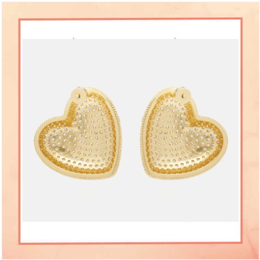 Shiny Heart Earrings