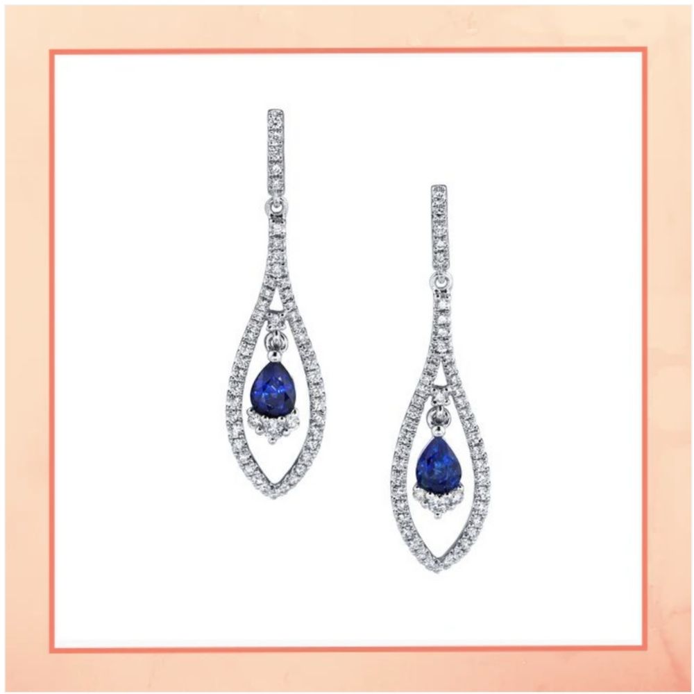 Simple Diamond Drop Earrings