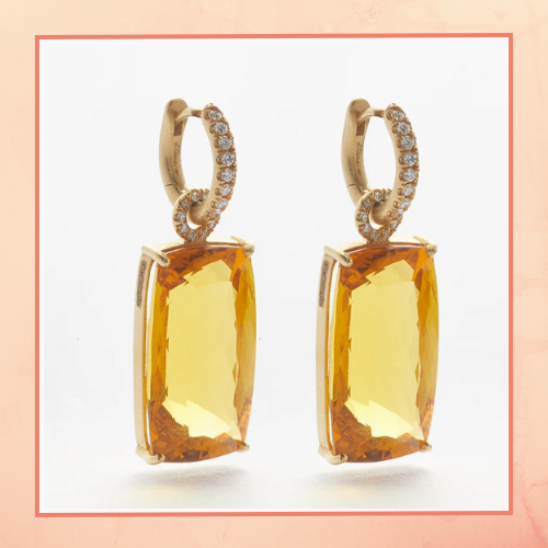 Yellow Drop Earrings