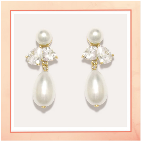 Pearls & Diamonds Earrings