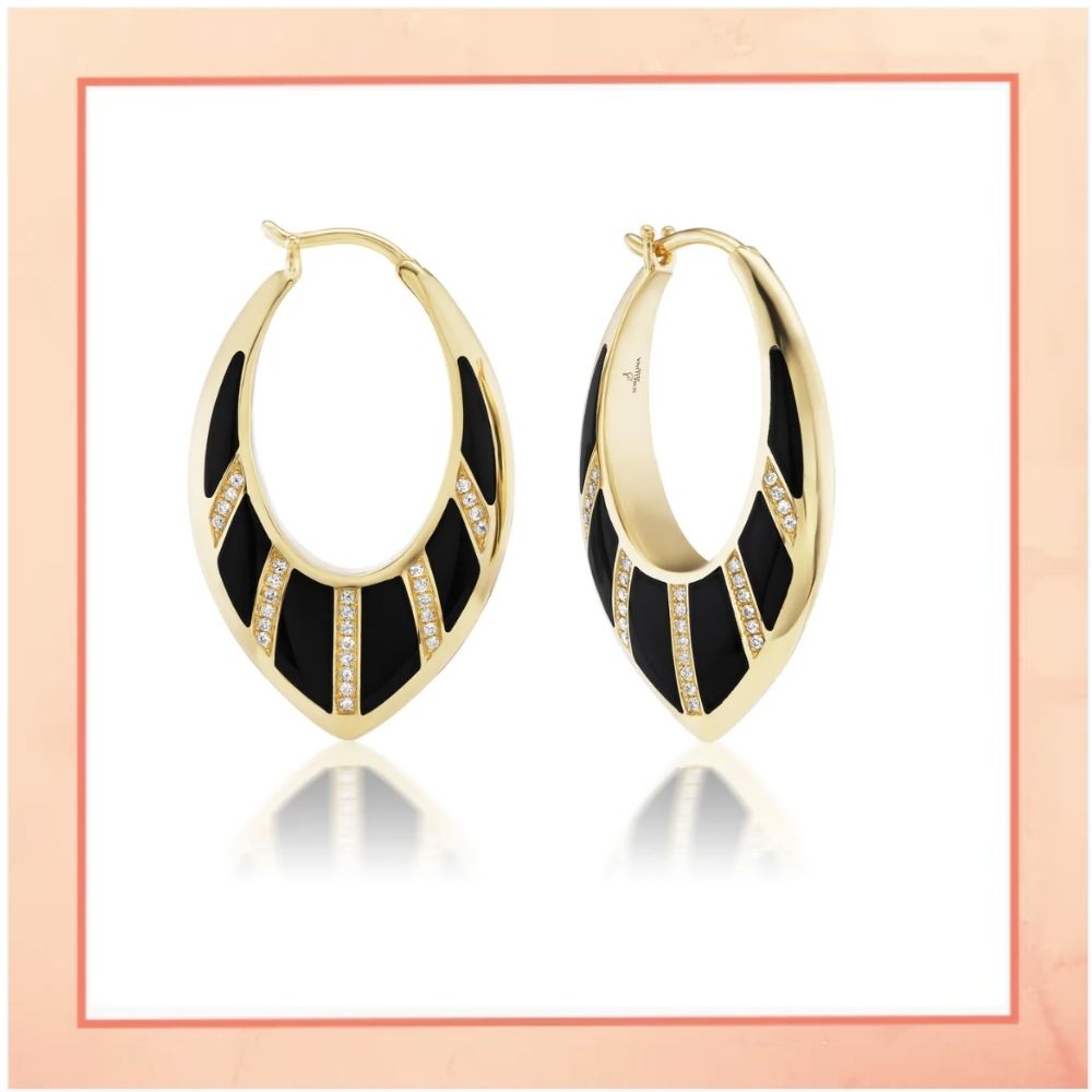 Black Dangling Earrings