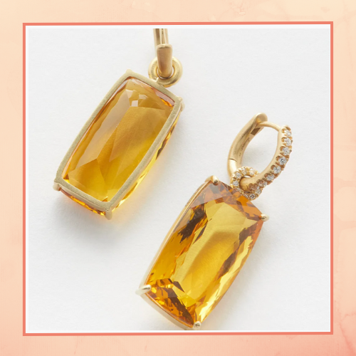 Yellow Drop Earrings