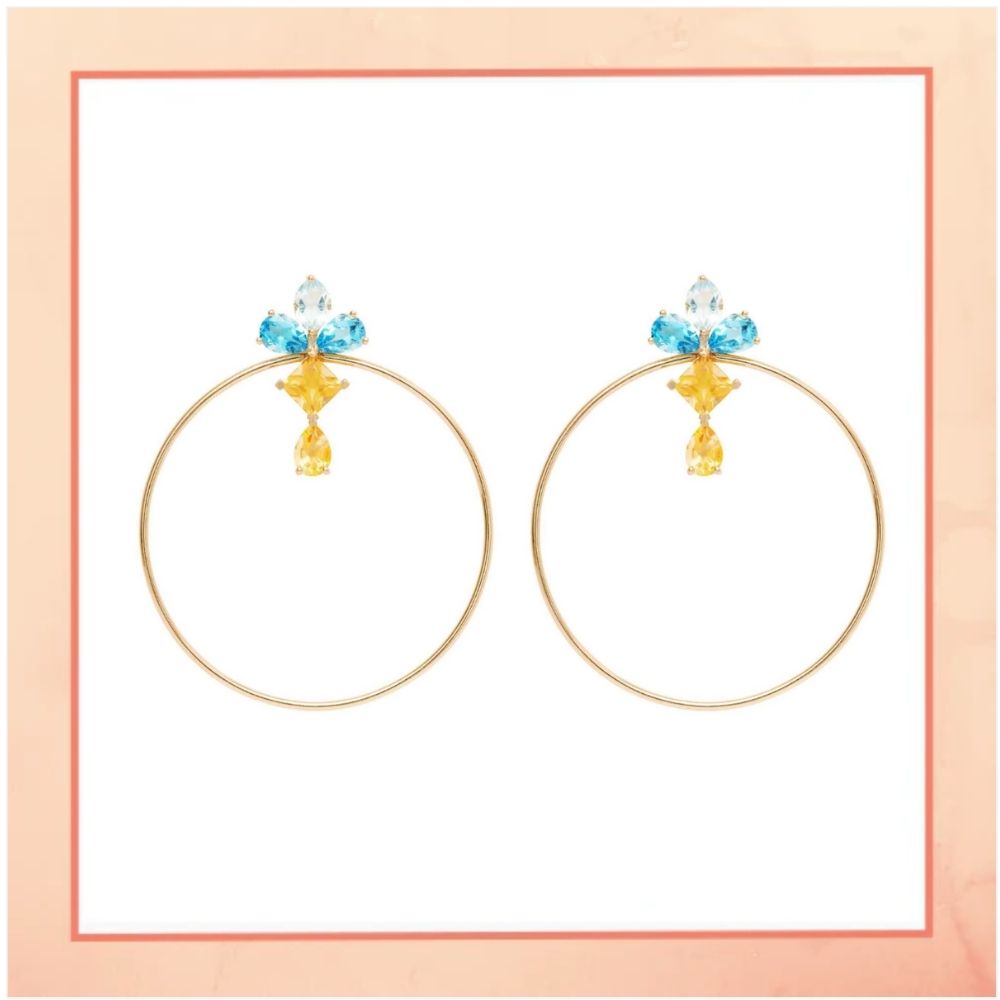 Statement Blue Hoops