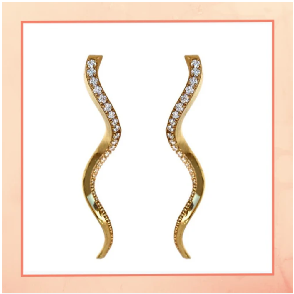 Gold Serpentine Earrings (Copy)