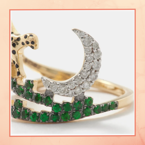 A Leopard & A Moon Ring