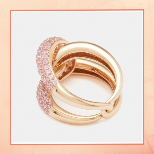 Pink Knot Ring