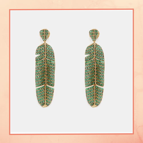 Banana Leaf Earrings