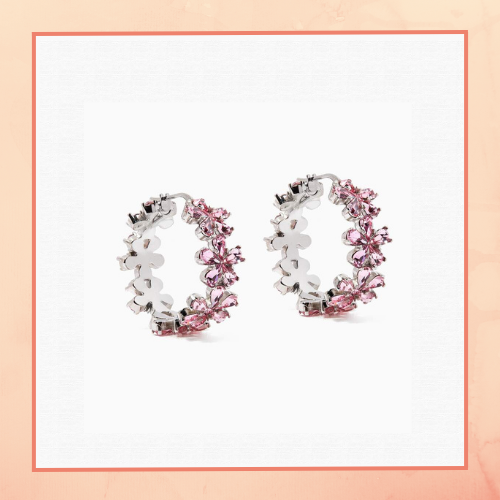 Hoop Pink Earrings