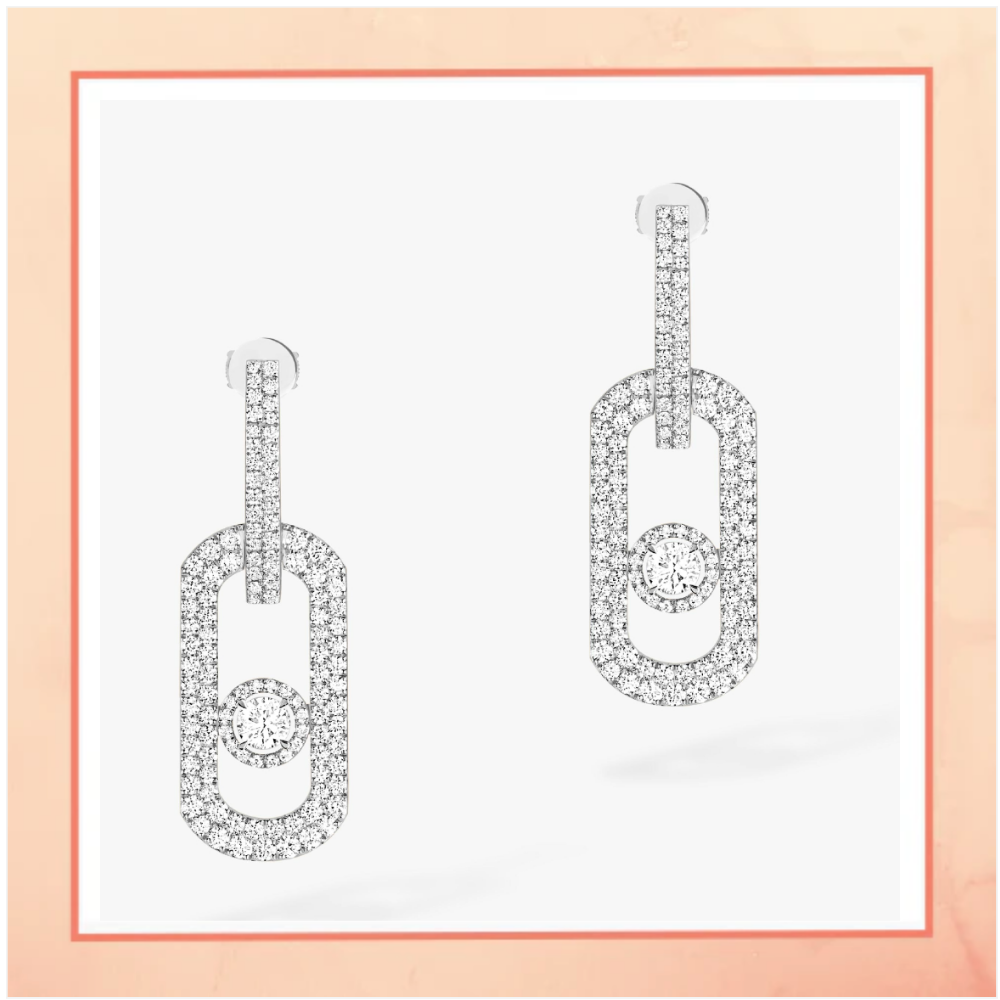 Rectangular Dangling Earrings