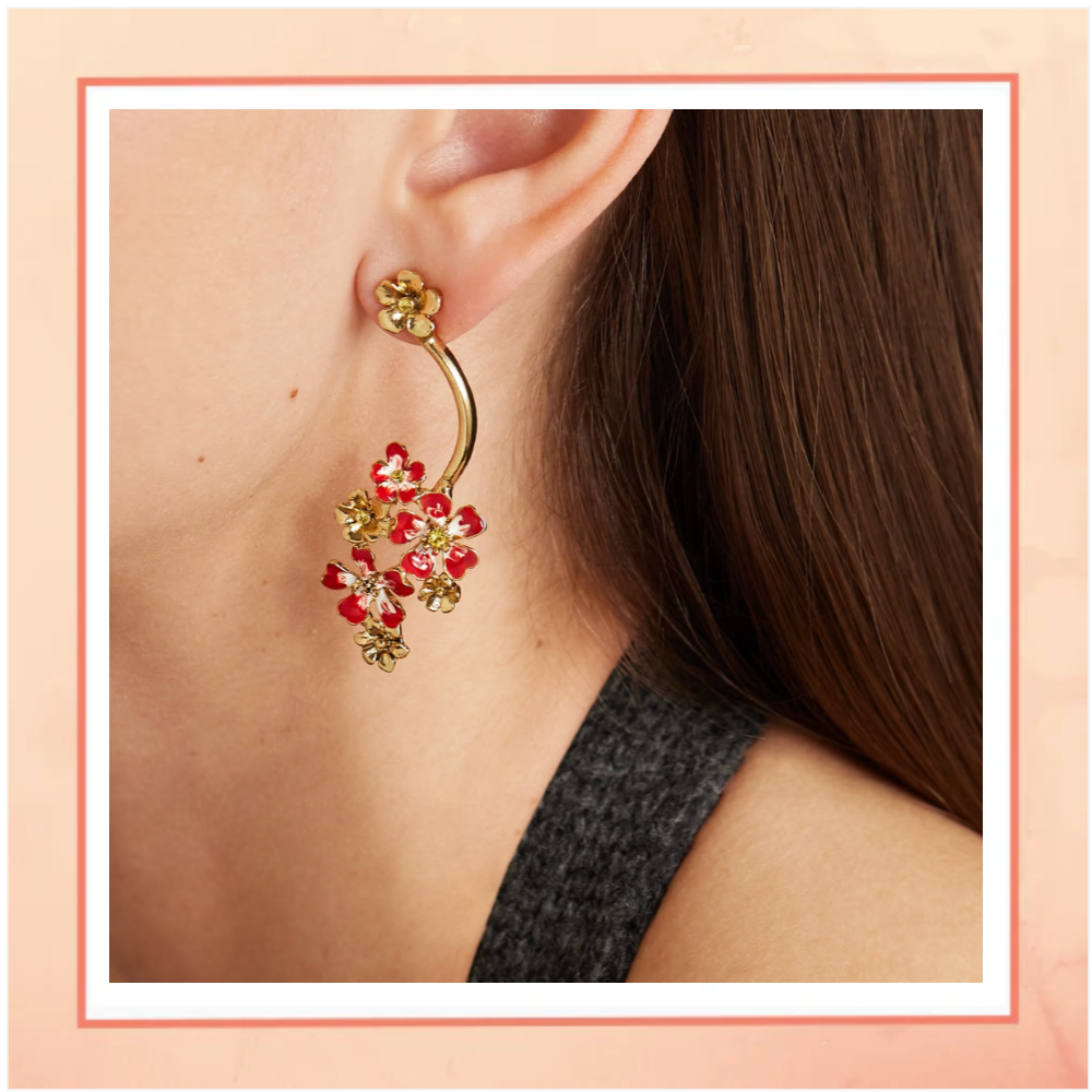 Red Cherry Orchard Earrings