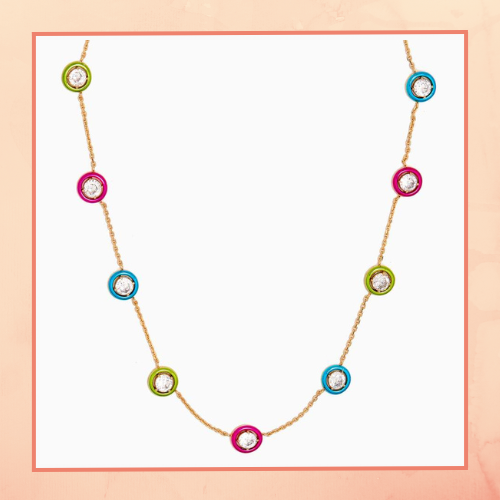 Colorful Enamel Necklace