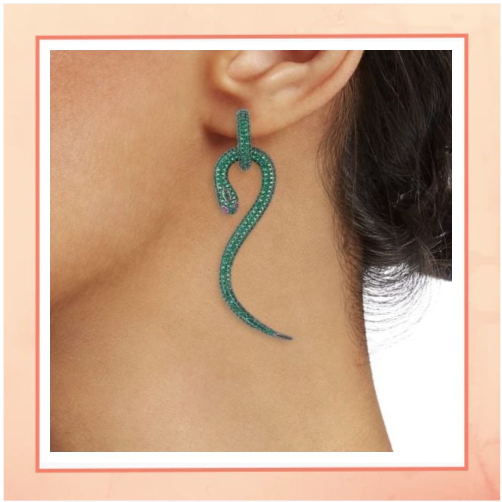 Envious Snake Earrings
