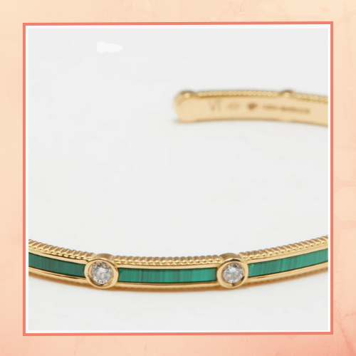 Sleek Malachite Bangle