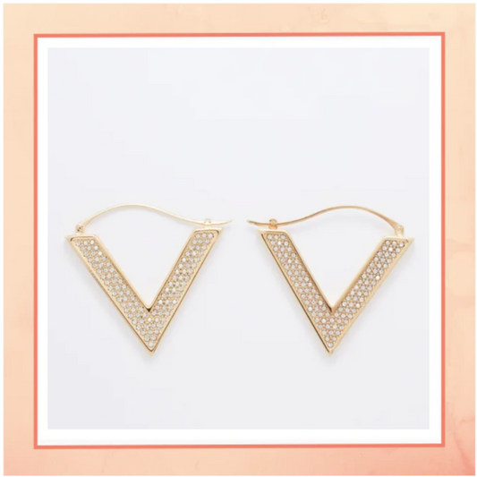 V for Victory Earrings