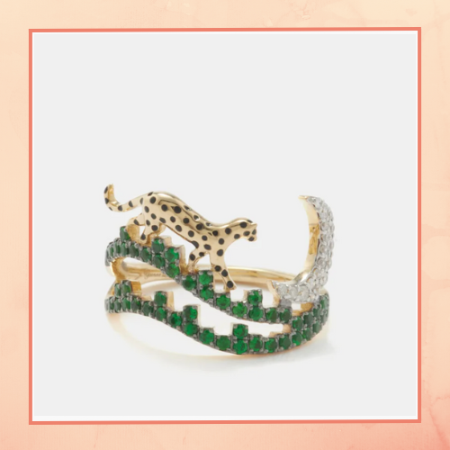 A Leopard & A Moon Ring