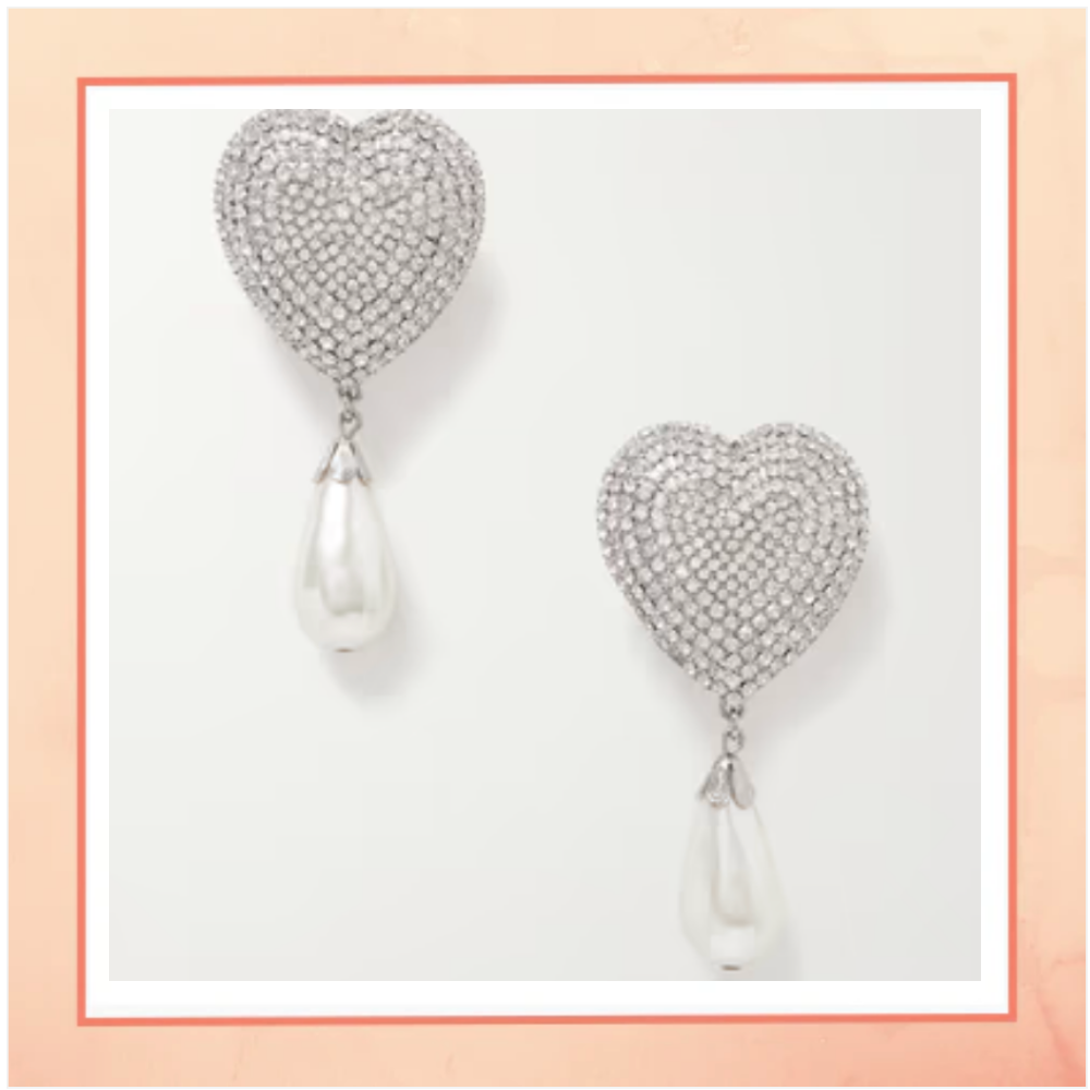 Drooping Heart Earrings