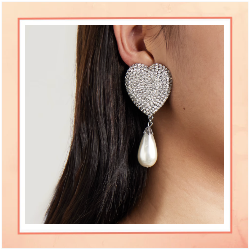 Drooping Heart Earrings